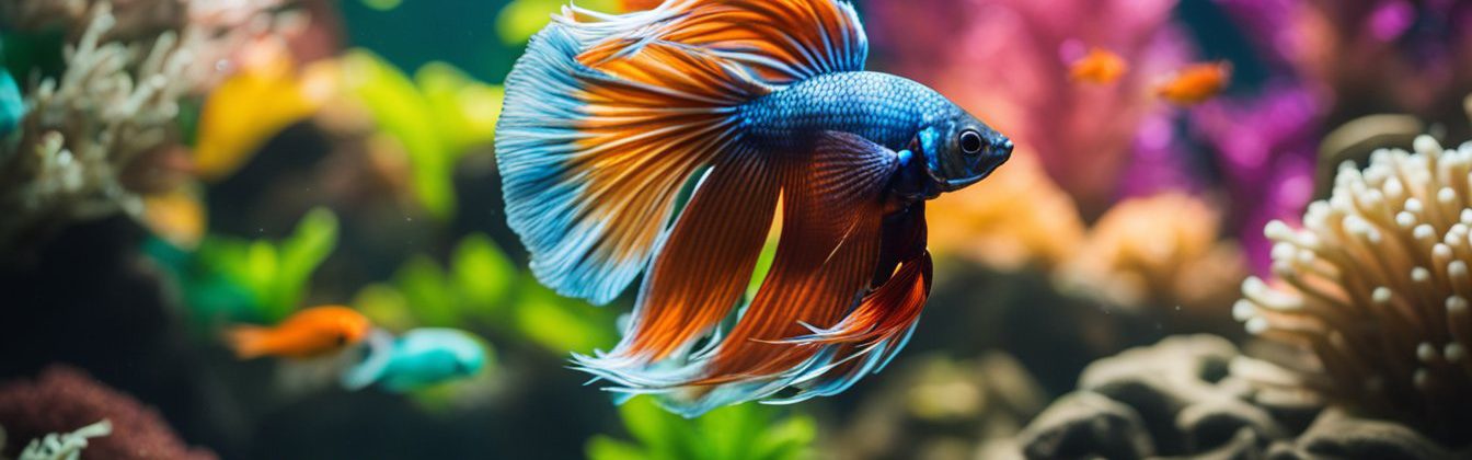A Betta Fish, otherwise known as a Siamese Fighting Fish